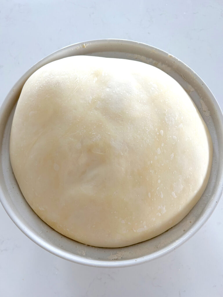 Focaccia Bread Dough in a bowl