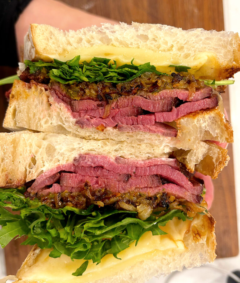 Mind blowing chipotle chimichurri steak sandwich