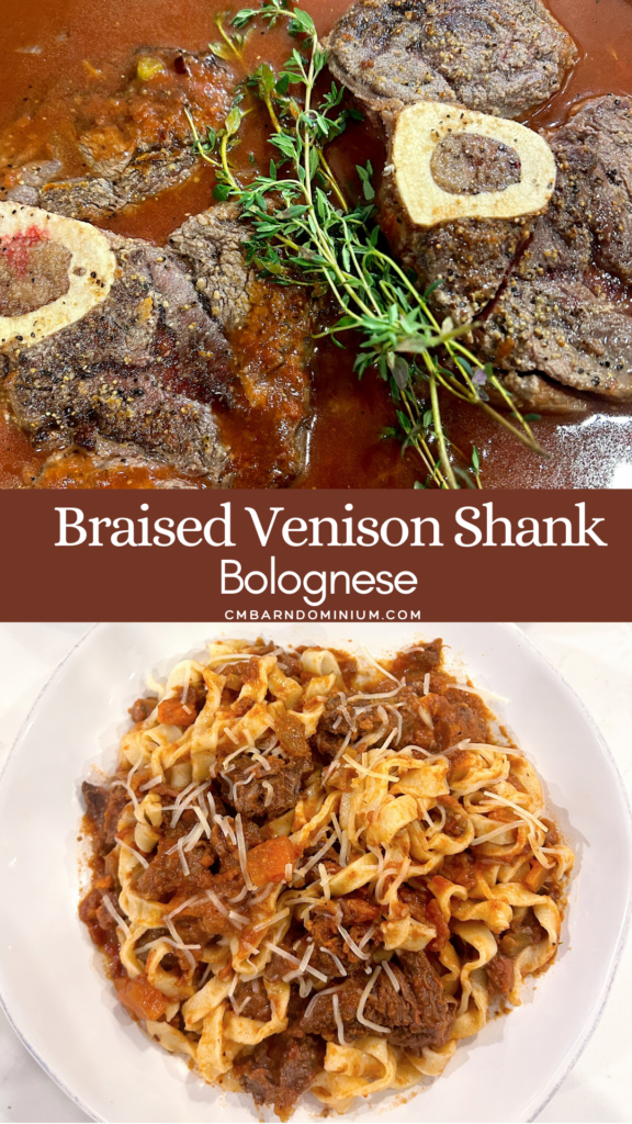pasta with braised meat and tomato sauce