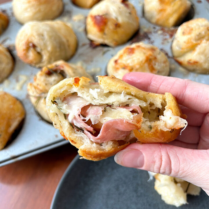 ham and cheese bread rolls