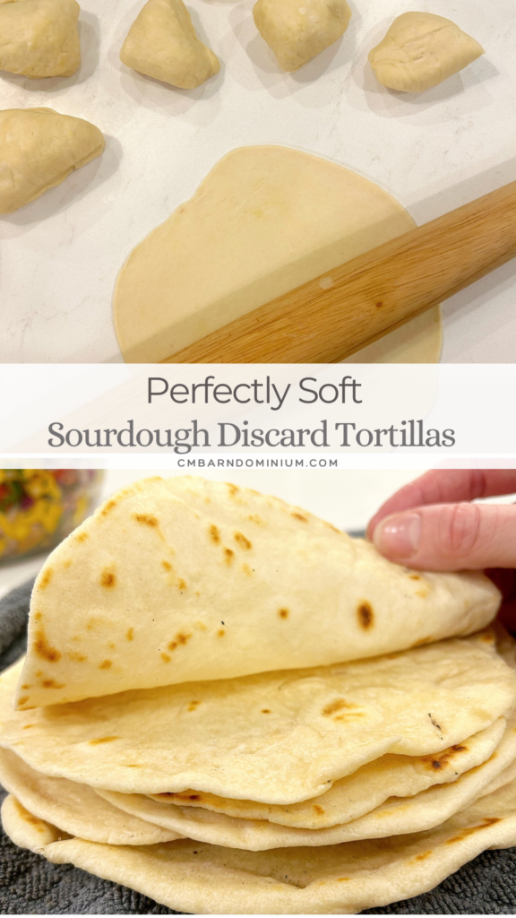 homemade tortillas on a white counter
