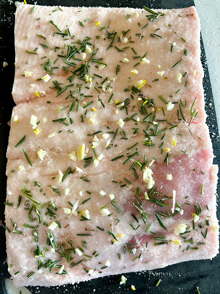 How to make Homemade Rosemary Garlic Bacon