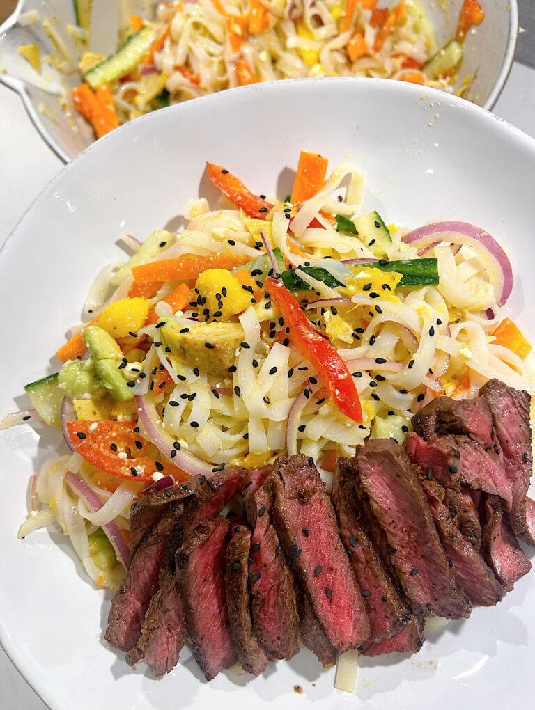 Rice Noodle Salad With Mango & Avocado AKA the best salad ever