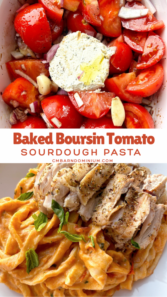 pata with roasted tomato, garlic, cheese and chicken thighs