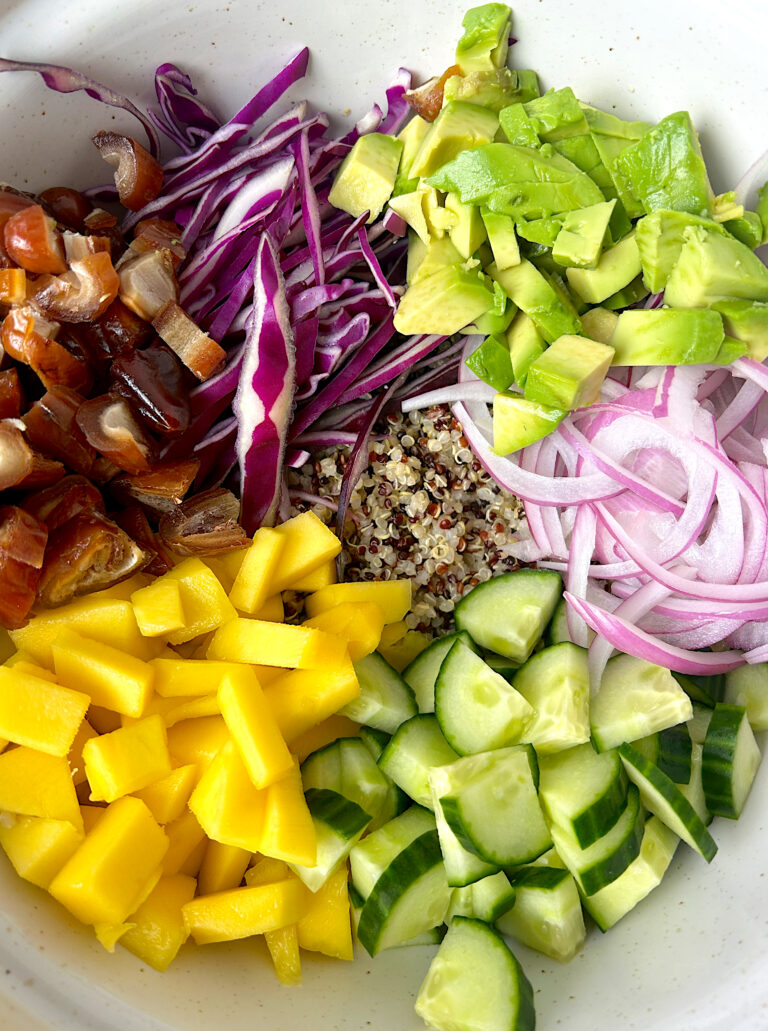 Healthy and Delicious Mango Date Quinoa Salad