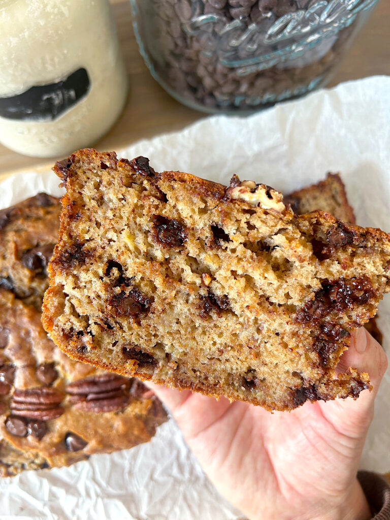 The Best Brown Butter Sourdough Banana Bread
