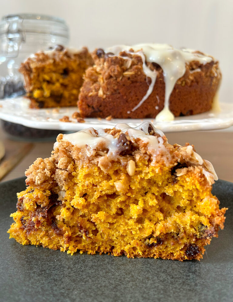 Fall Pumpkin Sourdough Coffee Cake