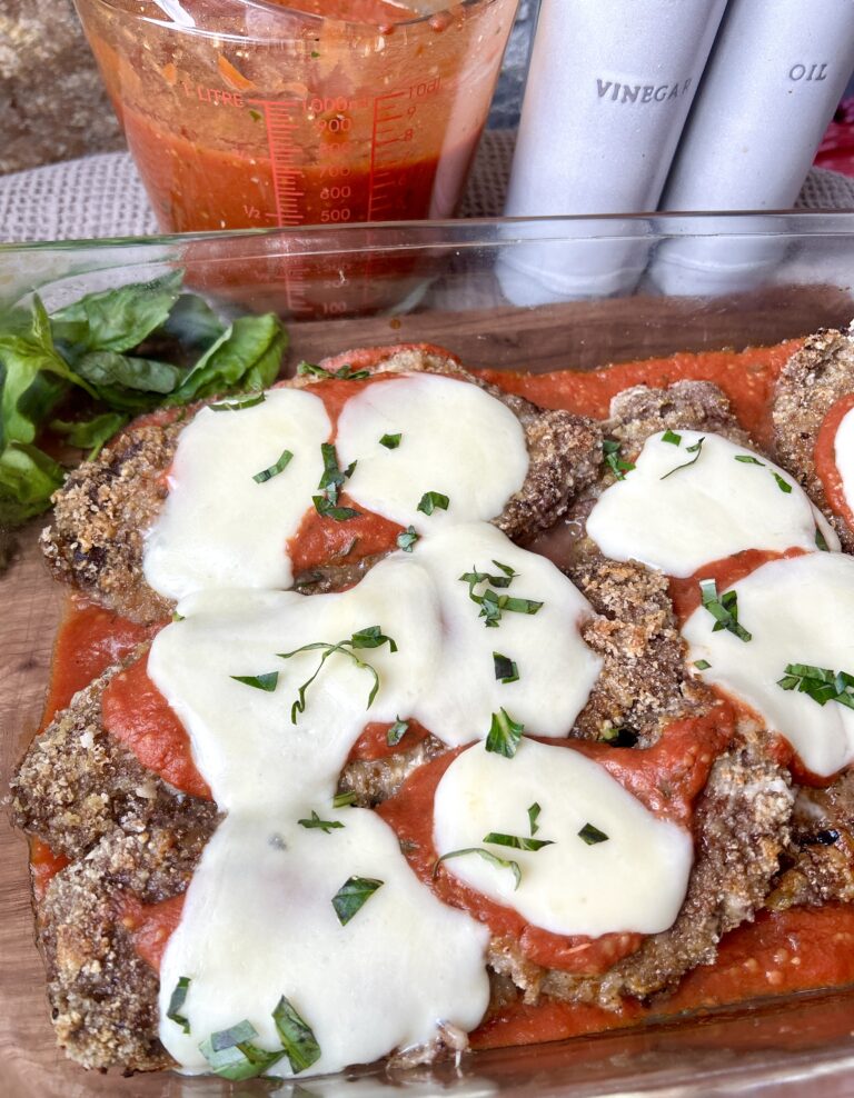 Homemade Crispy Venison Parmesan