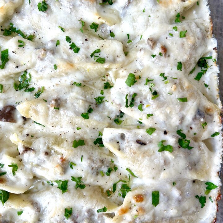 Creamy Venison Stuffed Shells