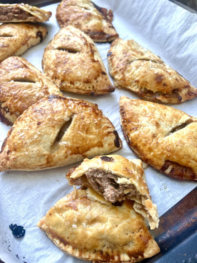 Venison Hand Pies with Brie & Fig Jam