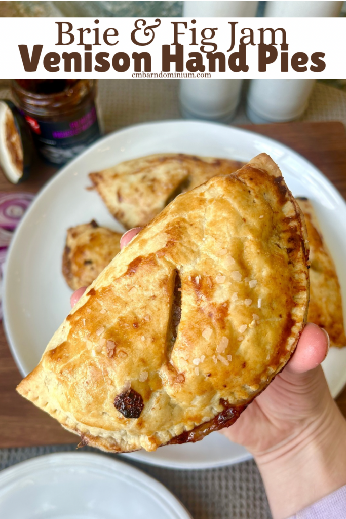 a golden hand pie filled with meat