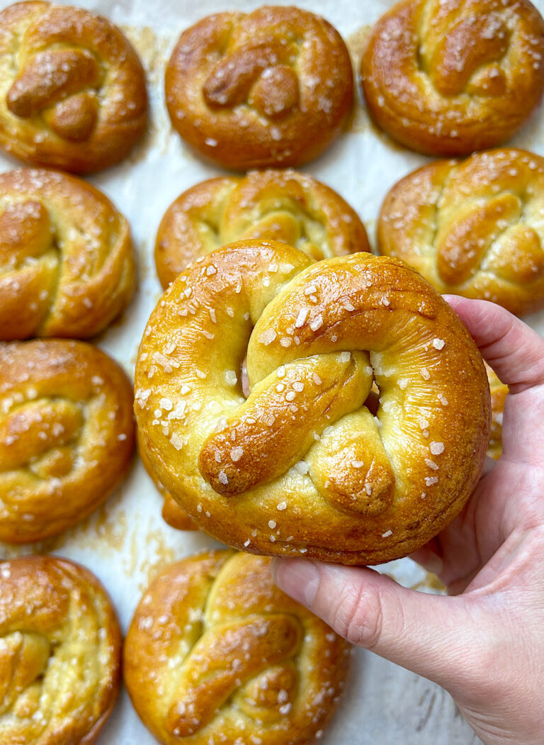 How To Make Soft & Chewy Sourdough Soft Pretzels