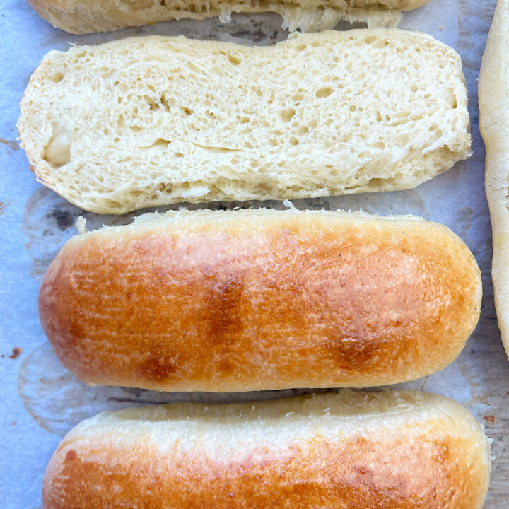 Brioche Sourdough Hot Dog Buns