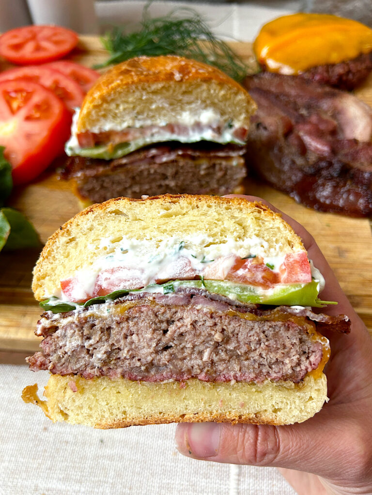 Juicy BLT Ranch Burgers