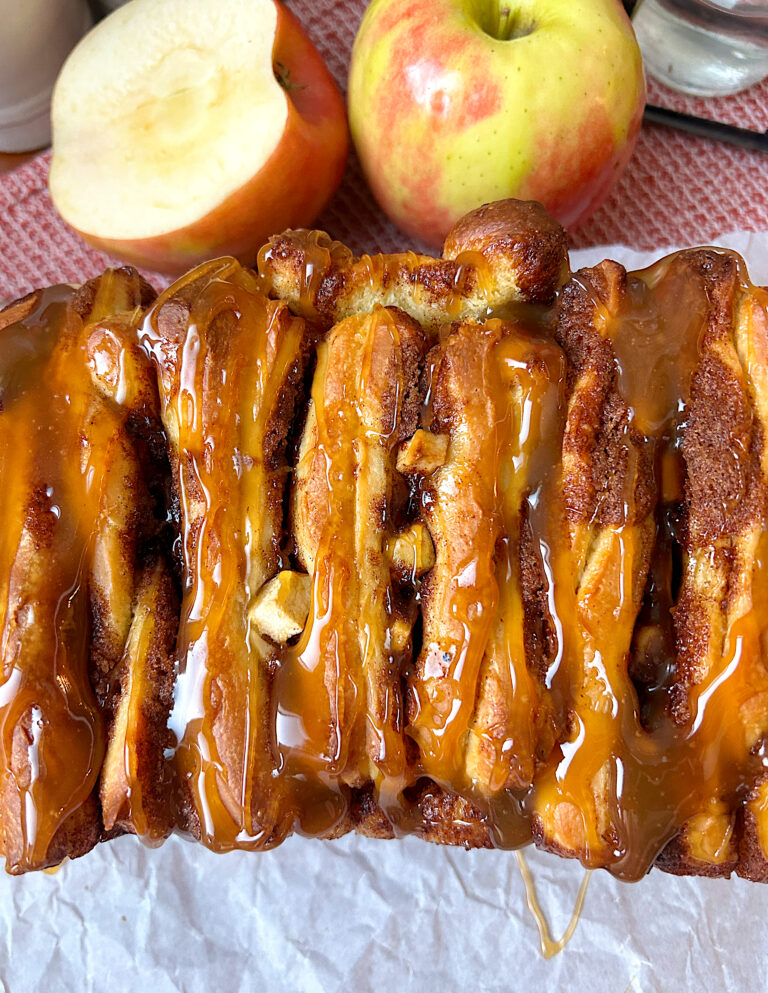 Cinnamon Apple Sourdough Pull Apart Bread